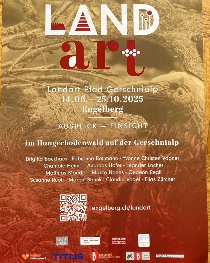 Flyer expositon land-art